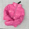 Atxyxta Puffer Ceket Kırpılmış Parka Kabarcık Paltosu Kış Kışları Yeni Moda Giyim Siyah Kırmızı Mor Pembe Yeşil Mavi Gümüş XXL LJ200825