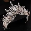 Bruiloft Kroon Pageant Koning Koningin Kroon Bruids Tiara Chinese Haaraccessoires Hoofd Sieraden Hoofddeksel Grote Kristallen Bruid Haarband C18110801