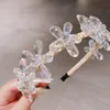 Boetiek kristal vrouwen hoofdband parel bloem meisjes ontwerper hoofdbanden mode vrouwen haar sticks haaraccessoires voor vrouwen hoofdbanden