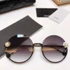 Роскошные круглые солнцезащитные очки 2183 для женских модных дизайнер Популярный ретро стиль УВ400 Защита объектива Рамка объектива высочайшее качество бесплатно поставляется с пакетом