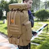 Сумка 70L Рюкзак Tactical Холст Army Открытого Molle Камуфляж Путешествие Туризм Отдых рюкзак Mochila Militar XA258D