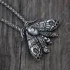 12 pièces tête morte collier papillon insecte lune papillon pendentif collier Sanlan bijoux