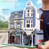 Creator Stree View Series MOC Bookstore Building Blocks ZHEGAO QL0925 2687pcs Bricks Toys Children Birthday Gifts