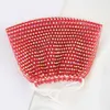 DHL Face Mask Designer 2021 Moda Strass Bling Feminino Colorido AB Diamante Máscaras Decorativas Véu Facemask