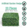 15 18 20 peças 40x60cm Tela de privacidade artificial Hedge Greenery Ivy Cerca de privacidade para decoração externa ou interna 1296p