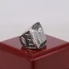 USA Size 8 To 14 Factory Wholesale Price 2019 Silver Fantasy Football Championship Ring With Wooden Display Box For Fans Dropshipping
