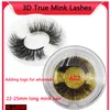 Toplu 25mm uzun vizon 3D Vizon Saç Yanlış Eyelashes Yeniden kullanılabilir Doğal Uzun Kirpik Wispy Kabarık vizon özel etiket Kirpikler kirpikler Kirpikleri