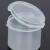 Pequeña caja de plástico rectangular transparente 5,5*4,3*2,2 cm PP almacenamiento colecciones caja contenedor caja de plástico para artículos diversos