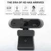 1080P HD Mini Computer With Dual Microphones Webcam Anti-peeping Rotatable Adjustable Camera For Live Broadcast Video Conference