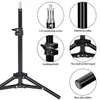 Photography LED Selfie Ring Lights 10 inch 26cm Lamp Camera Phone Ring Night Flash With 160CM Stand Tripod Monopods for Makeup Video Live