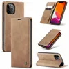 CaseMe Leather Wallet Cases For Iphone 15 Plus 14 13 Pro MAX 12 Phone15 Samsung Galaxy Note 20 Ultra Suck Magnetic Closure Vintage Holder Stand Flip Cover Pouch