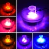 Halloween witch pot fog machine lighting atomizer lamp plastic color changing atmosphere lamp scene layout DIY Halloween decoration lighting