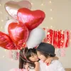 50pcs 18inch phoil baloons ballonons wedding valentine039s day party heart love helium balaos decoration dusty dame gifts4775967