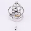 Male Chastity Cock Cage With Removable Urethral Sounding Catheter Sex Slave Penis Lock Sex Toy For Men