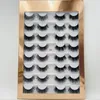 16 Pairs 1020mm False Eyelashes book 3D 5D Faux Mink Eyelashes Handmade Fluffy Eye Lashes Faux Mink Lashes Makeup Thick Fake Eyel3179455