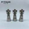 Pure Titanium Somking pipes 101418mm Male and female domeless Quartz Nail Jiont For Accessories Bong Oil Rig8810090