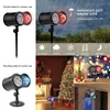 Newest Christmas Lights Snowflake LED Effects Projector Lamp Double Head 14 Patterns 10 Waterwave no Slides IP65 Holiday Decoration Projection