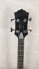 Skräddarsydd tungmetallhoppare Gene Simmons Axel Elektrisk bas Guita Black 4 Strings Electric Bass Guitar Chrome Pickup Cover Stri4800963