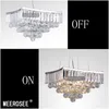 Forme carrée clair K9 lustre en cristal lumière moderne pendentif en argent luminaire pour salle à manger Suspension lampe Luminaire MD8795