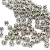 500pcs de prata tibetana flor Spacer Beads de metal para fazer jóias Acessórios DIY Colar Pulseira 6x4mm