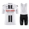 Jersey Cycling Set 2020 Pro Team Sunweb Cycling Clothing Menwomen Summer oddychający MTB Bike Jersey Shorts Kit3174616