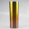 20 أوقية التدرج نحيل بهلوان شرارة تفتق tumblers الفولاذ الصلب بهلوان فراغ معزول النبيذ القدح كأس سيارة كأس مخصص diy