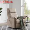 Canapé de salon inclinable en tissu doux, fauteuil relevable électrique, Stock américain, avec télécommande PP192501AAA