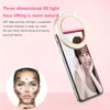 LED: er Mobiltelefon Selfie Ring Flash Lens Beauty Fill Light Lamp Portable Clip för PO -kamera för mobiltelefon Smartphone7926697