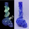 25cm/10inch Tall Smoking Hookahs Soft Glass Water Bongs with Glow in the Dark Wrap