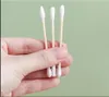 2000 peices double round headed cotton swabs wooden sticks sanitary cotton swabs beauty sticks pointed makeup ears makeup remover27866595