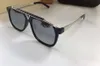 Fashion Silver Black Frame Sunglasses Grey Gradient Lens 0937 Men Square Sunglasses Glasses Sun Shades 0936 with box