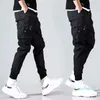 Sıcak Satış-Hip Hop Erkekler Pantalones Hombre Yüksek Street Kpop Rahat Kargo Pantolon Birçok Cepler ile Joggers Modis Streetwear Pantolon Harajuku