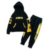 Big Teenager Jongens Kleding 2019 Herfst Winter Kinderkleding Kleding Hooded + Broek Truien Kinderkleding Pakken voor Jongens Tracksuit LJ200831