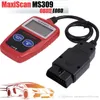 MS309 OBD2 Kod skanera Reader Car MS 309 Auto Diagnostic Tool OBD 2 Car Diagnostyczny czytnik silnika Lepszy następnie ELM327 OBD