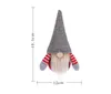 Árvore de Natal de suspensão Cap Listrado Enfeites Boneca Decor Natal Faceless Gnome de Santa Boneca Pingente Nordic Gnome Terra Deus boneca DLH455