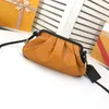 Spring/Summer 2020 latest old flower matching yellow flower chain cloud bag fashion double color matching women's shoulder bag clutch bag