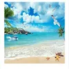 bellos paisajes fondos de pantalla fondos de pantalla 3D paisaje de fondo la playa de TV decoración de la pared pintura