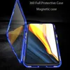 360 Full Protect Magnet Metal Case för OnePlus 8 Pro stötsäkert tempererat glasfodral för OnePlus 8 7 7T Pro täcker en plus 8 Pro2446592