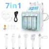 Microdermabrasie 7 In1 Hydra Water Gezichtsreiniger RF Ultrasone LED Huidverzorging Water Peeling Diepe Reinigende Lifting Blackhead Removal Machine