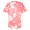 2 stycken uppsättningar sommaren tiedye tryckning tracksuit män casual mode blommor tryck skjortor shorts set mens beach hawaiian kläd277h