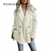 Cappotto invernale da donna Teddy Cappotto caldo in pelliccia sintetica Giacca soffice femminile Plus Size Cappotto in pelliccia di peluche a maniche lunghe 5XL