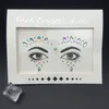 3D Crystal Glitter Jewels Tattoo naklejka Kobiety Moda twarz Body Klejnoty Festiwal Cygan