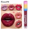 2020 Cmaadu Glitter Flip Lip Gloss Velvet Matte Lip Tint 6 Colors Waterproof Long Lasting Diamond Flash Shimmer Liquid Lipstick