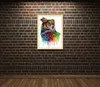 Rainbow Owl Handmade Cross Stitch Craft Tools Borderys Behithwork Sets Counted Print on Canvas DMC 14CT 11CT258N