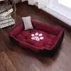 Jormel XSXL Dogs bed for small اطلب من البيت حيوان أليف كبير مقاوم للماء قاع ناعم الصوف الدافئ أريكة الكلب حصيرة Y200330