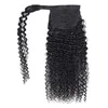 140g Curly Ponytail Extension Dla Czarnych Kobiet Czarny Sznurek Ponytail Kręcone For African Women Puff Afro Pycinky Ponytail Extension