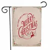 Merry Christmas Garden Flag Xmas Brief Bomen Rendier Opknoping Banner Vlaggen Party Decoratie Kerstvlagjes 30 * 45cm T2I51410