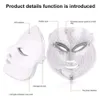 Led Facial Mask Skin Föryngring med 7 färger Light Photon Beauty Therapy Beauty Machine för hemmabruk