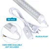 8ft LED Shop Light Fixture, T8, 8 Foot 144W 14500lm 6000K, Clear Cover, V Shape, Cold White, Tube Light, Hight Output, Bulbs for Garage,20pc