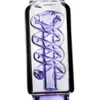 14 inch tall blue black purple spiral glass water bongs straight bubbler oil rigs big glass bongs smoking hookahs 18mm Downstem 14mm Bowl